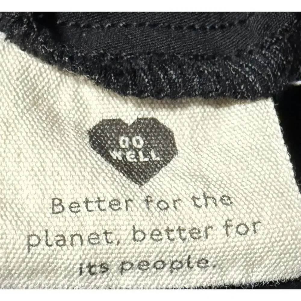 Madewell Layton Slip Midi Dress Black 10 Silk Blend Minimalist Strappy Back Chic - Picture 7 of 11